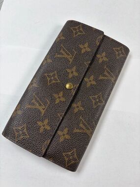 Louis Vuitton Monogram Brown Snap Wallet